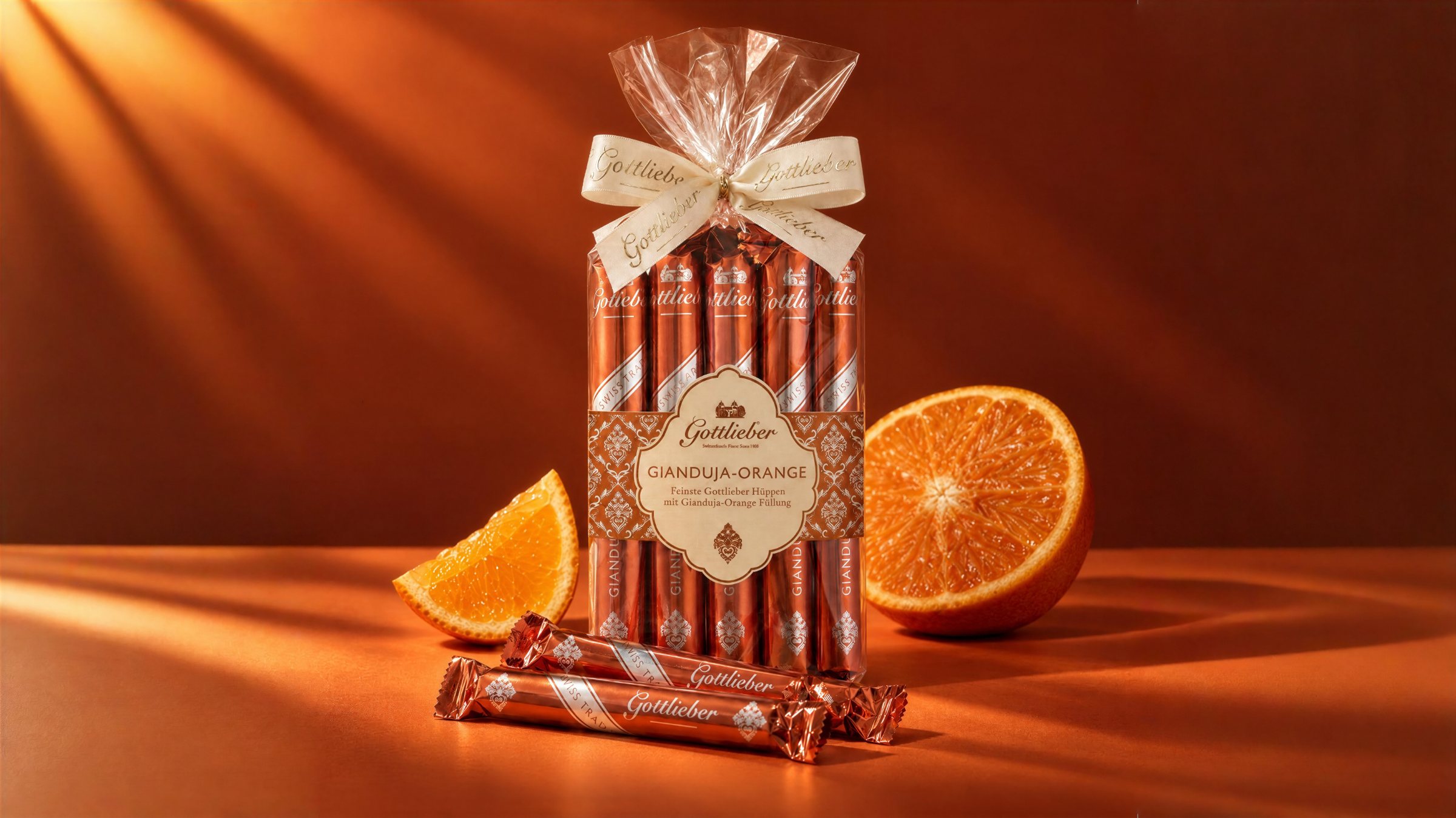 Gottlieber Gianduja-Orange Hüppen